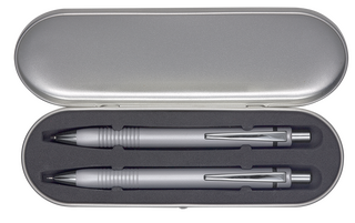 Schreib-Set TRIANGLE incl. 2-er Metall-Etui