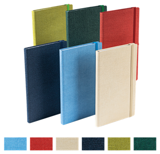 Notizbuch Medium, Einband Juta