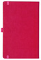 Notizbuch Style Medium im Format 13x21cm, Inhalt liniert, Einband Slinky in der Farbe Pink