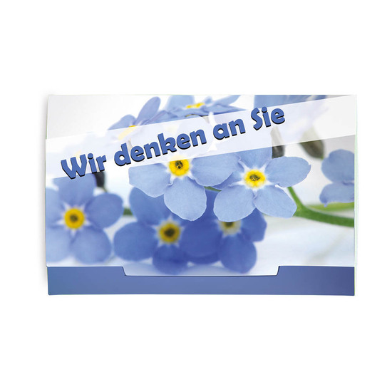 Flower-Card mit Samen - Sonnenblume