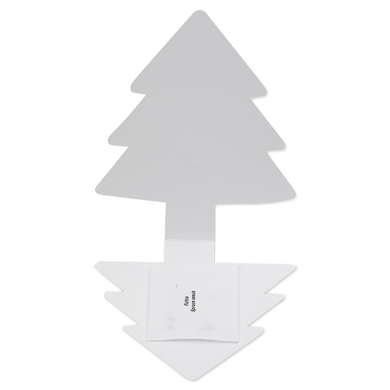 Klappkärtchen Tannenbaum - neutral mit 1-c Logoeindruck