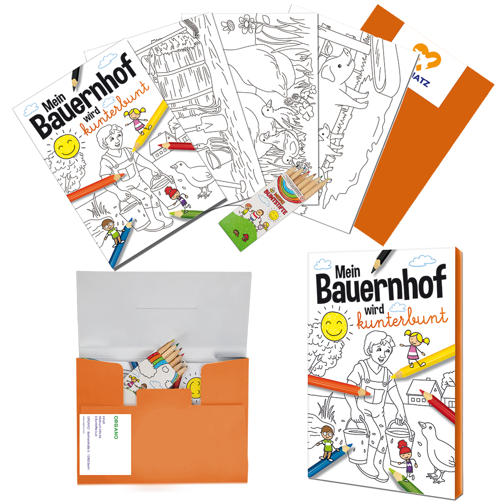 Malset A6 – Standard - Bauernhof - Tampondruck 2-c