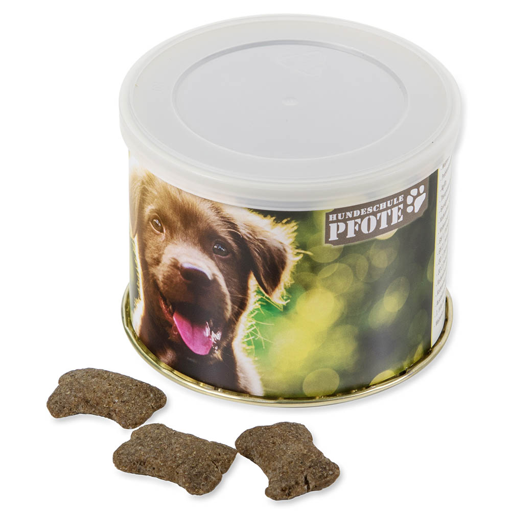 Hunde-Leckerli-Konserve - mit Deckel