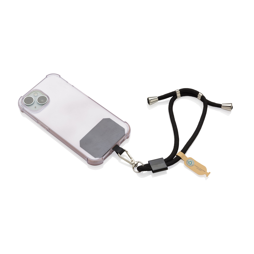 CarryLoop verstellbares Handy-Armband aus RCS rec. PET