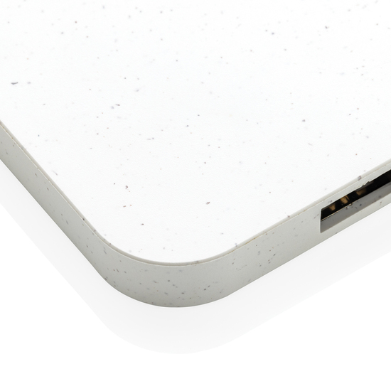 10W Wireless Charger aus RSC recycl. Kunststoff mit Dual-USB