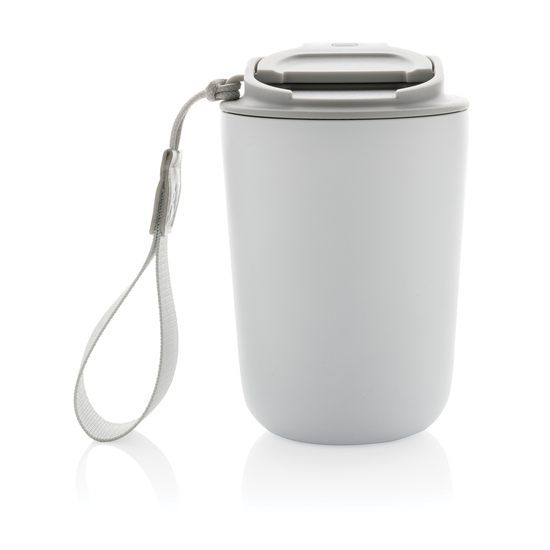Cuppa Vakuumbecher aus RCS-Stahl mit Umhängeband