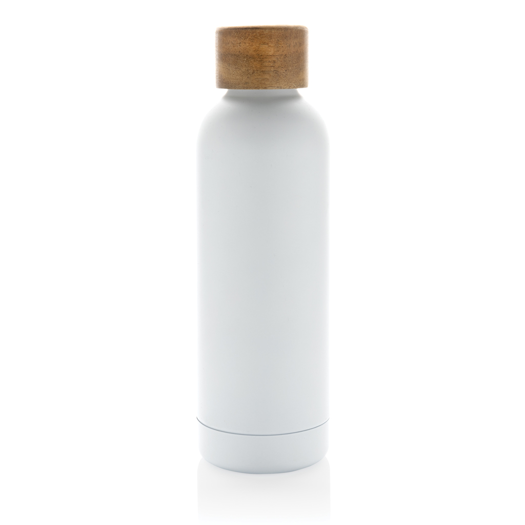 Wood Vakuumflasche aus RCS recyceltem Stainless-Steel