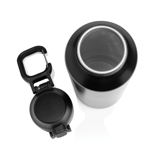 Via RCS Re-Steel Sportflasche mit Verschluss, 600ml