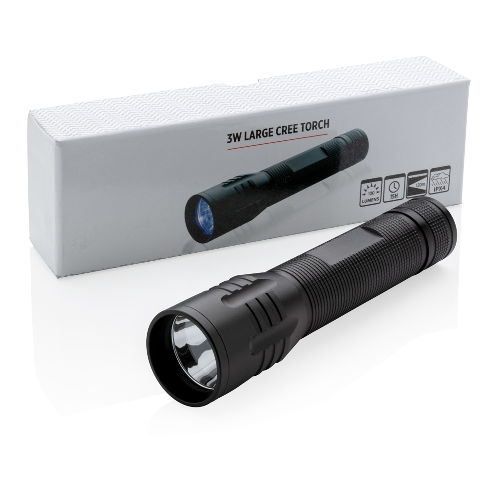 Große 3W Cree Taschenlampe