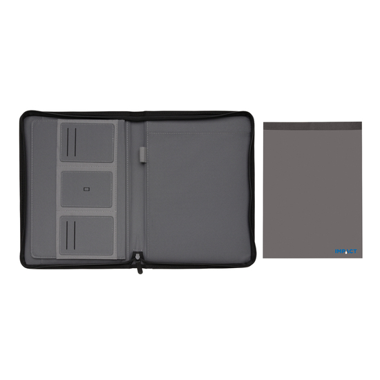 Impact AWARE™ RPET A4 Portfolio mit Reißverschluss