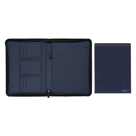 Impact AWARE™ RPET A4 Portfolio mit Reißverschluss