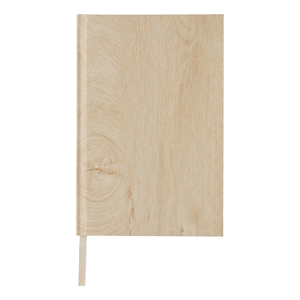 Kavana A5 Notizbuch mit Holz-Print