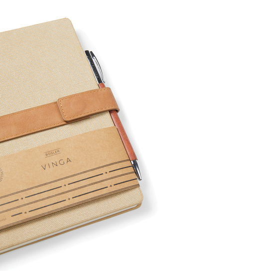 VINGA Bosler Notizbuch aus RCS recyceltem Papier