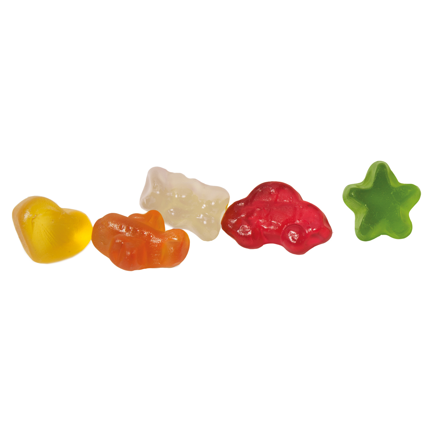 HARIBO Kettenbeutel 4er, Inhalt: HARIBO LKWs