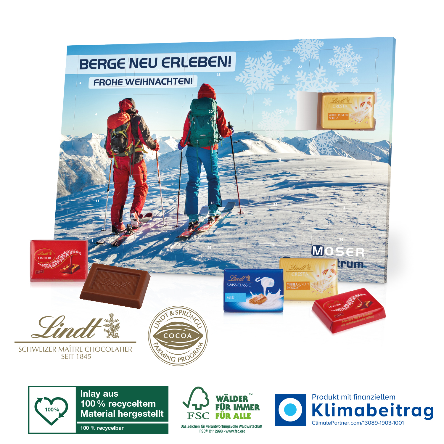 Tisch-Adventskalender "Lindt Exklusiv"
