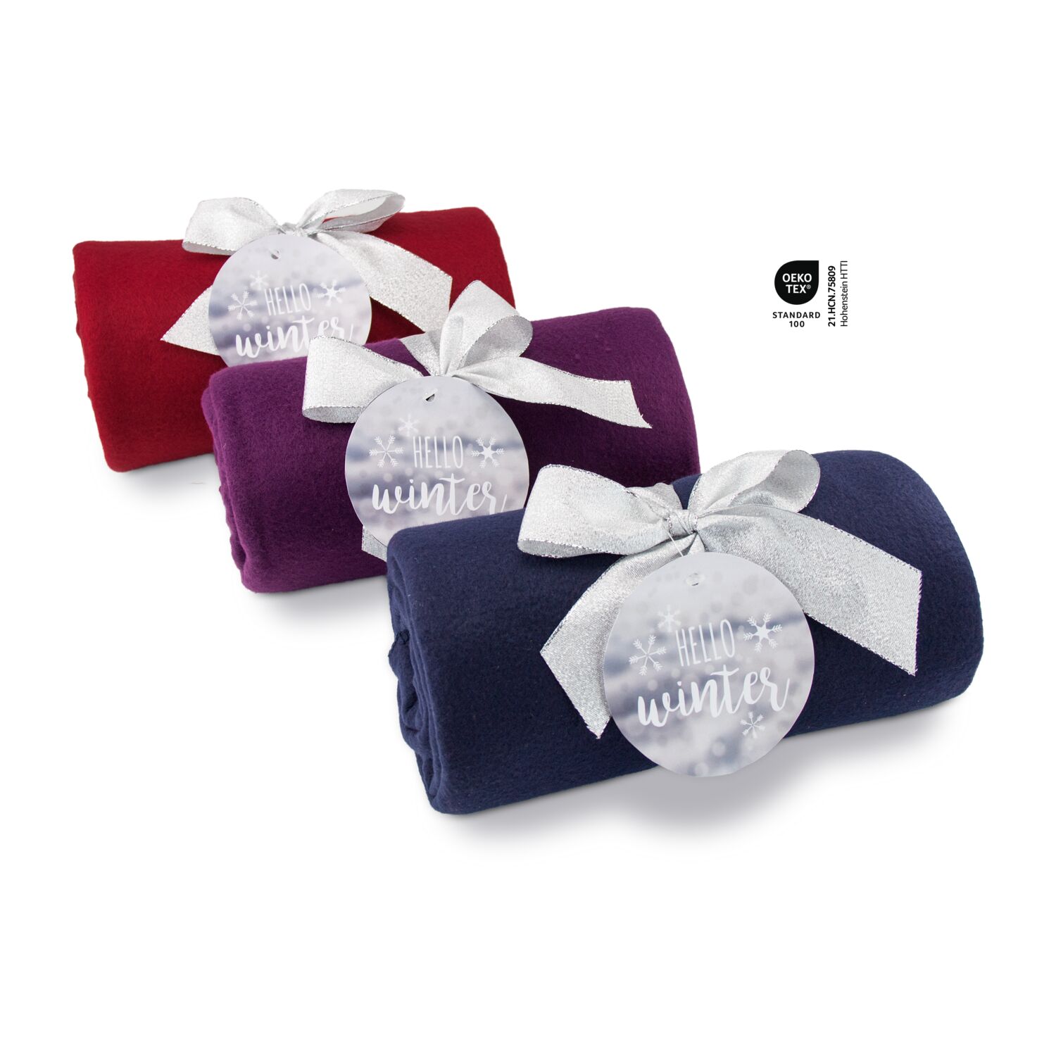 Fleecedecke WINTER SPECIAL - navy - 120 x 150 cm, 180 g/m²