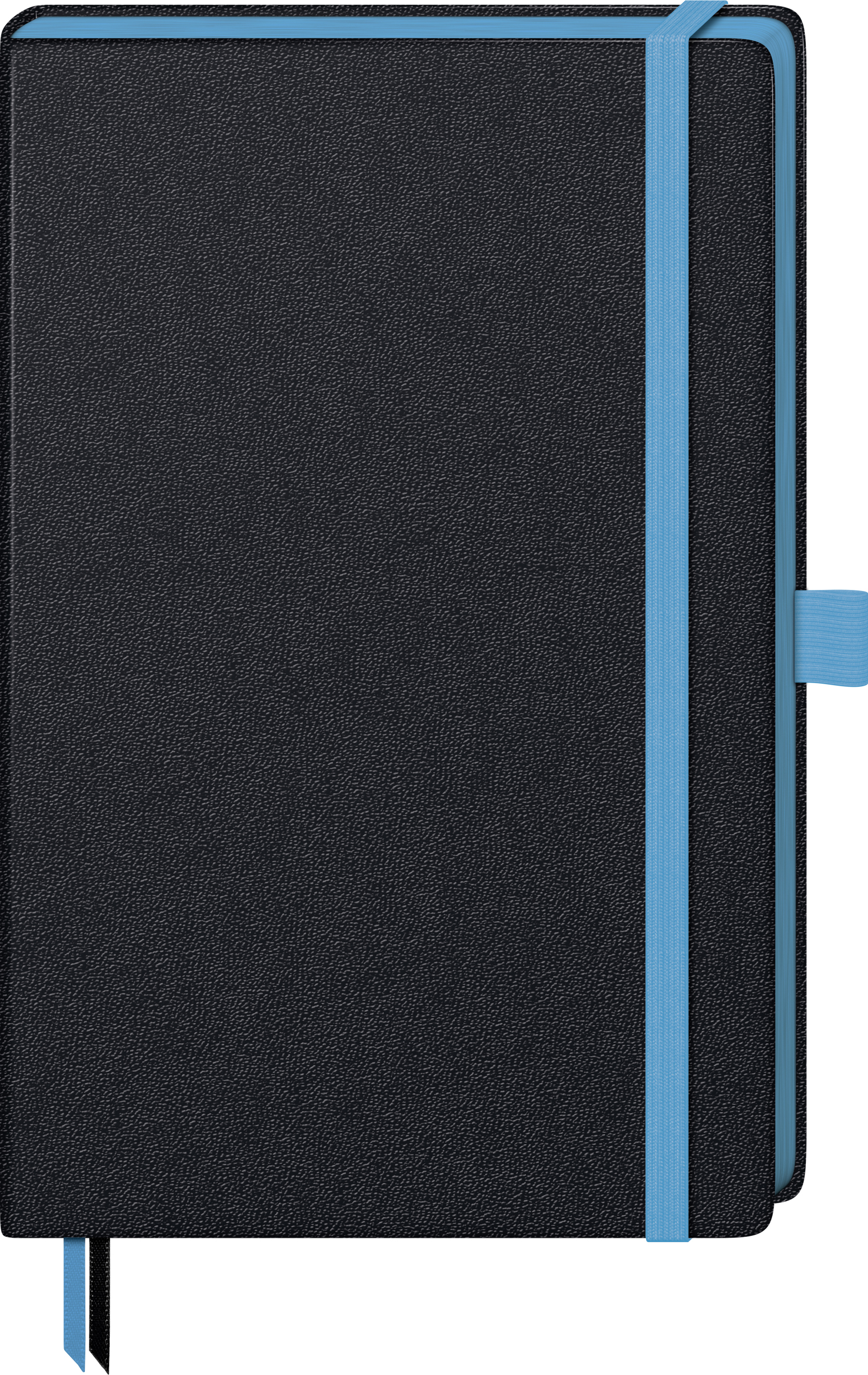 Notizbuch "Kompagnon TREND" ca. A5, blau / schwarz