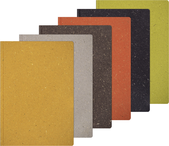 Notizheft Earth Tone A5, braun (soil), Naturpapier