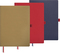 Notizbuch Office Flex A5, blau/rot, flexibler Einband
