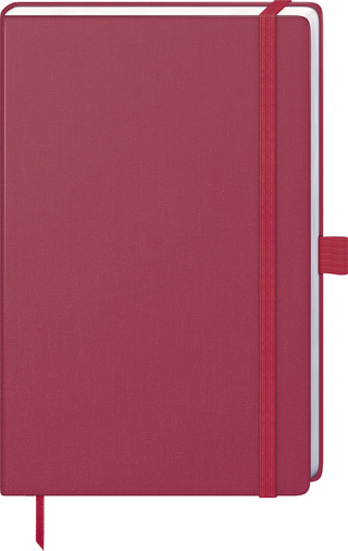 Notizbuch "Kompagnon Nature" ca. A5, kaminrot, Naturpapiereinband
