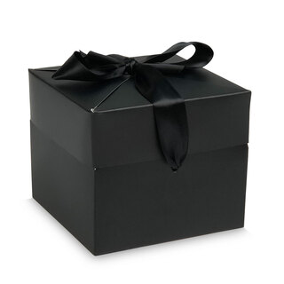 Geschenkbox Pop-Up  POP001 12,5 x 12,5 x 10,5 cm schwarz