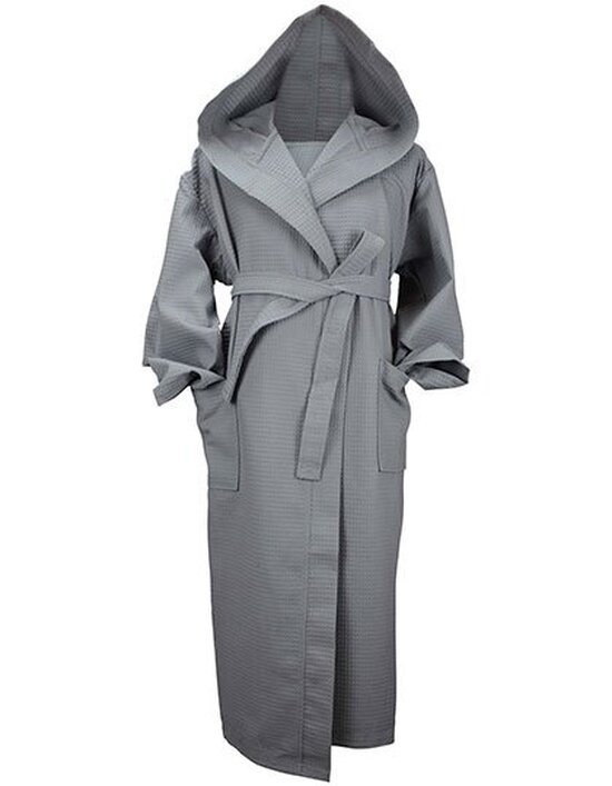 AR028 Robezz® Waffle Bathrobe With Hood