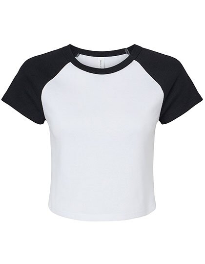 BL1201 Bella Women´s Micro Rib Raglan Baby Tee
