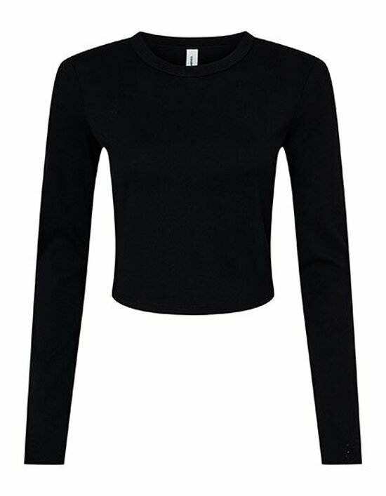 BL1501 Bella Women´s Micro Rib Long Sleeve Baby Tee