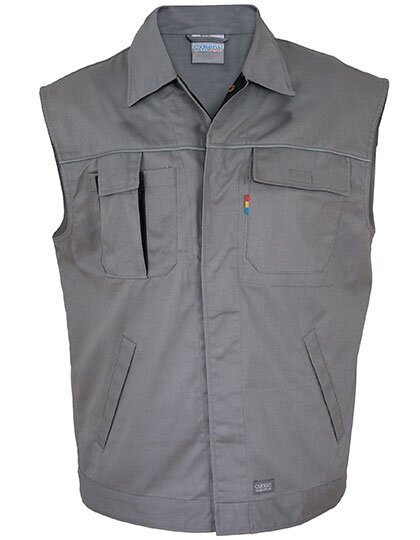Contrast Work Vest