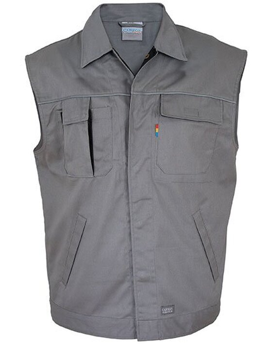 Contrast Work Vest