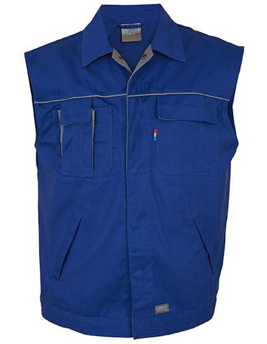 Contrast Work Vest