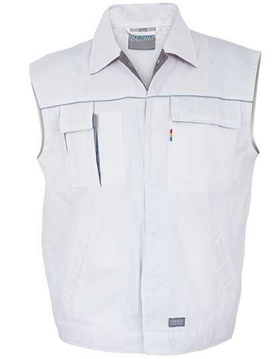 Contrast Work Vest