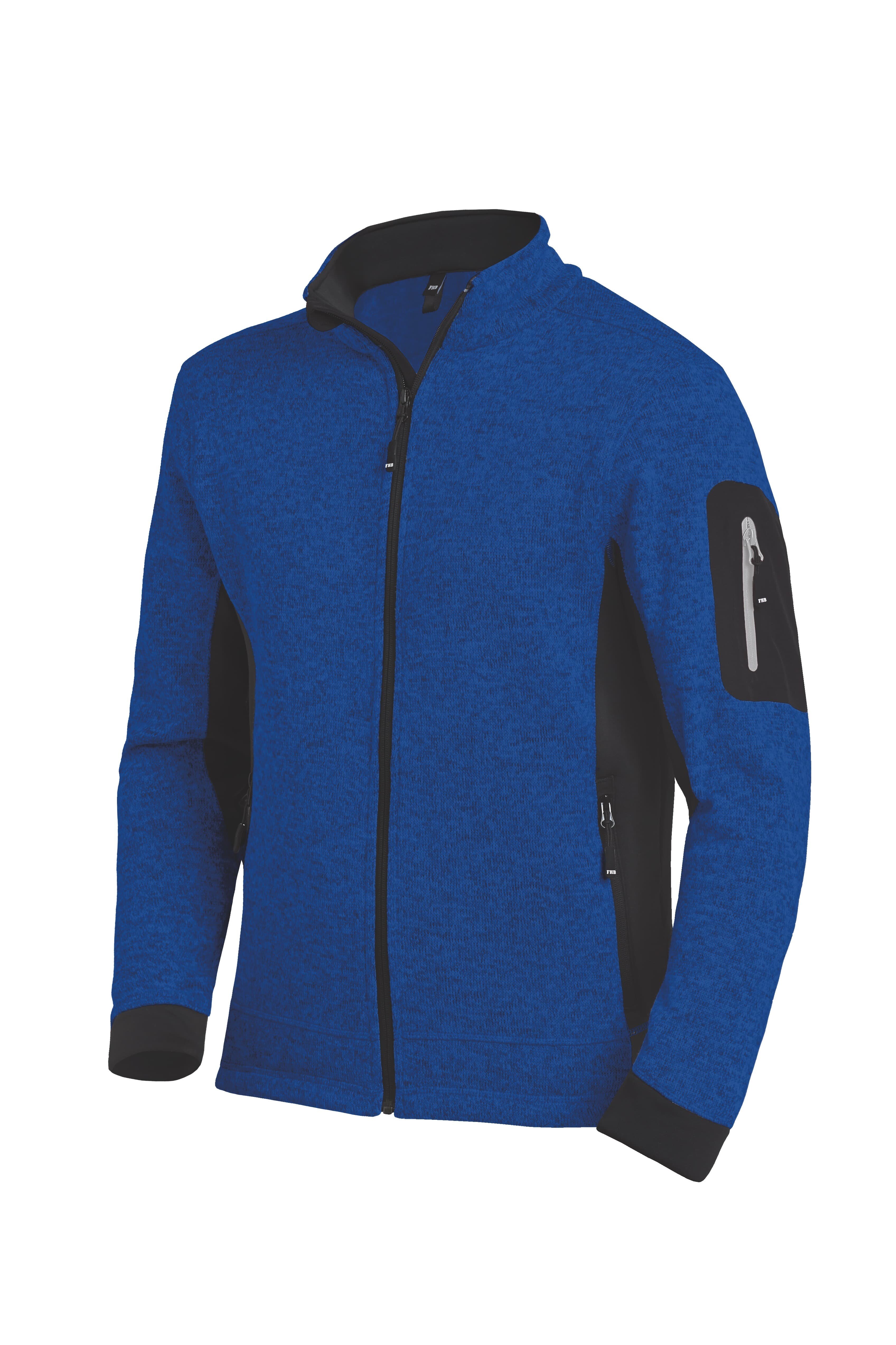 FHB CHRISTOPH Strick-Fleece-Jacke