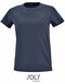 Women`s Round Neck Fitted T-Shirt Imperial