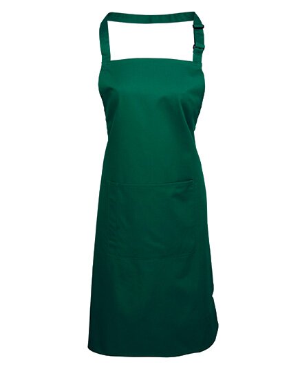 Colours Collection Bib Apron with Pocket