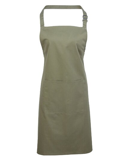 Colours Collection Bib Apron with Pocket