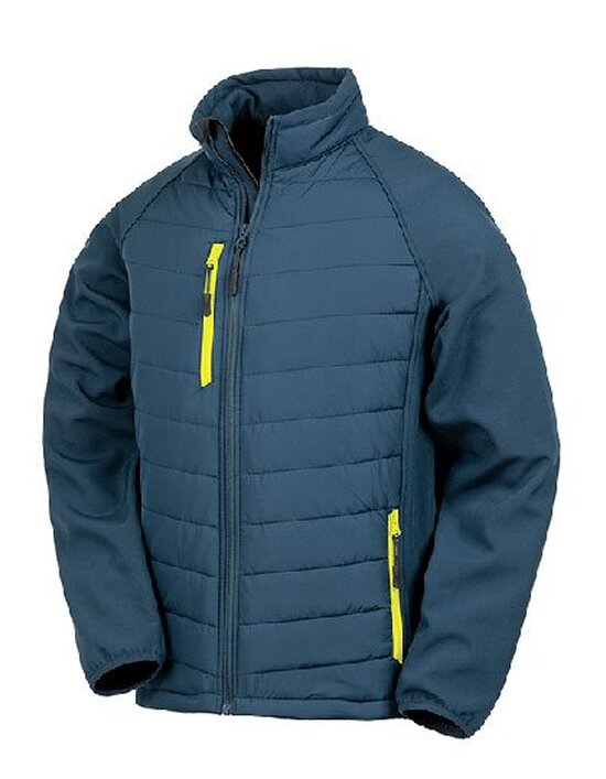 Black Compass Padded Soft Shell Jacket