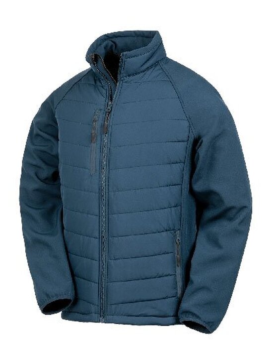 Black Compass Padded Soft Shell Jacket