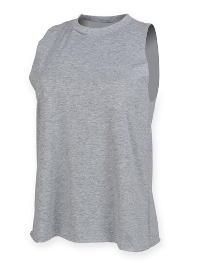 Women`s High Neck Slash Armhole Vest