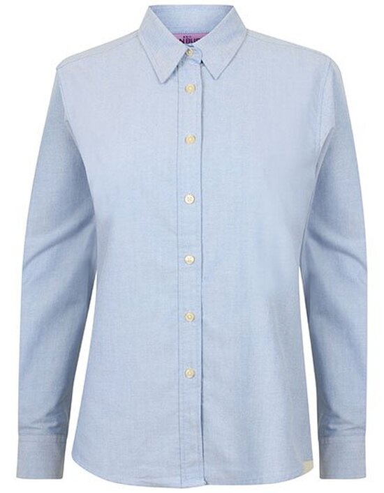 Ladies` Classic Long Sleeved Oxford Shirt