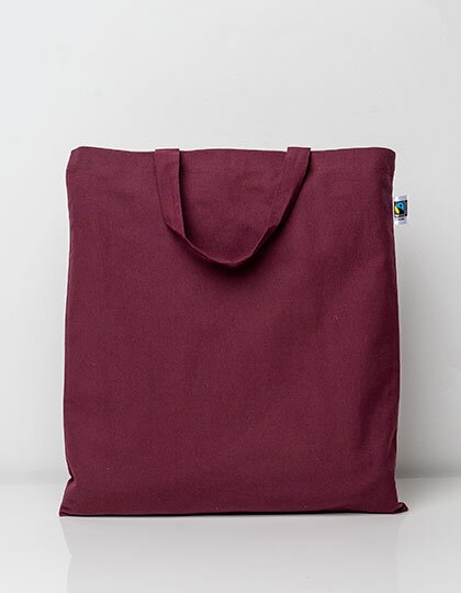 Baumwolltasche, Fairtrade-Baumwolle, kurze Henkel