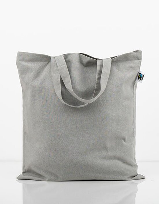 Baumwolltasche, Fairtrade-Baumwolle, kurze Henkel