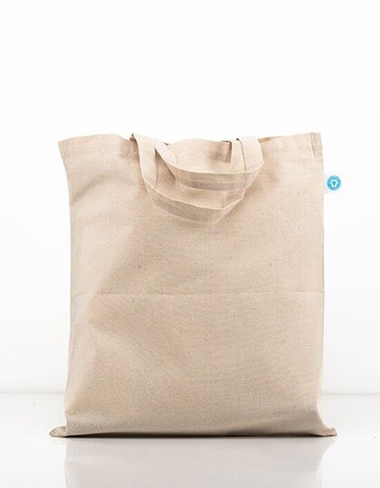 XT550 Baumwolltasche recycelt, kurze Henkel